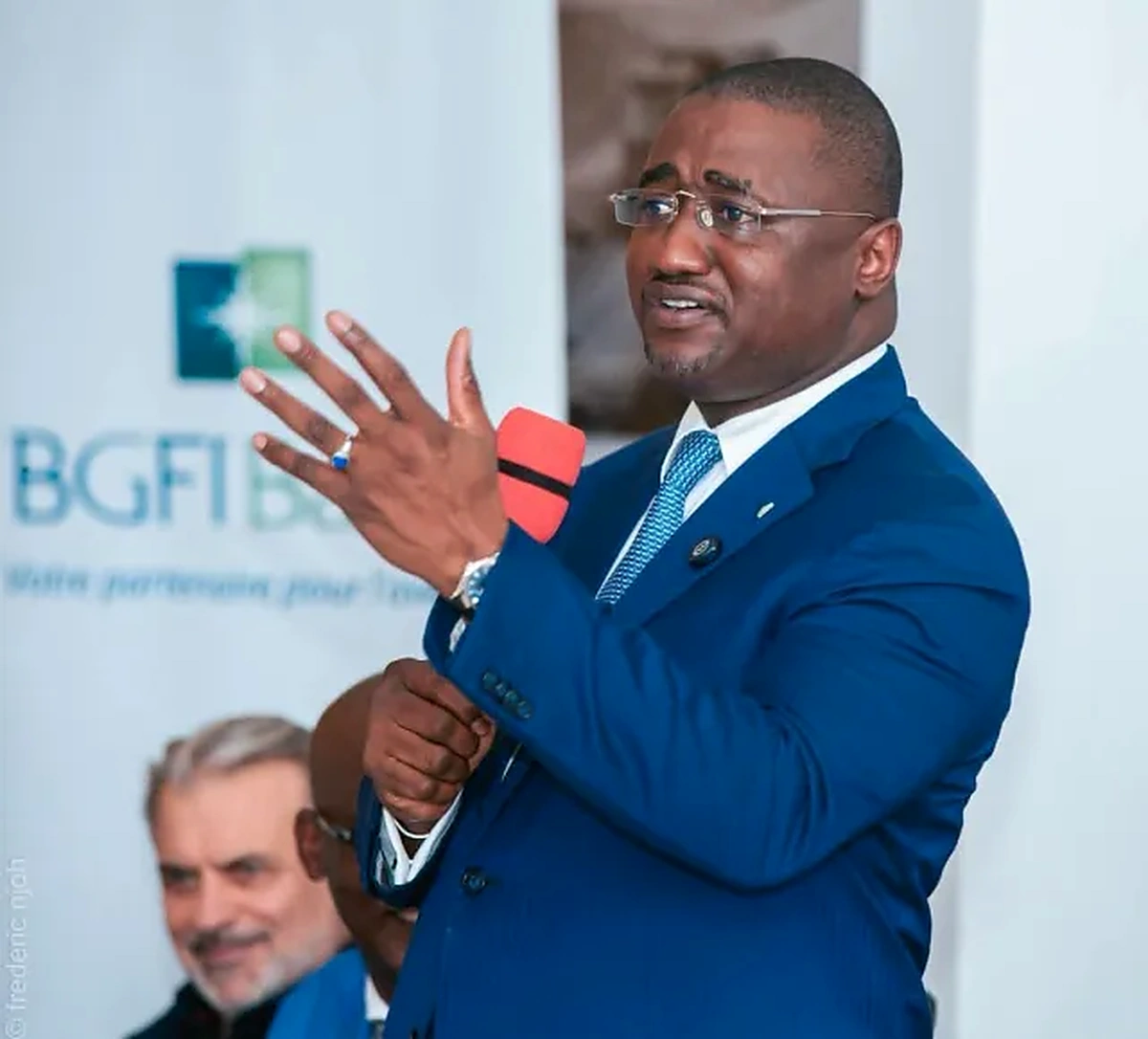 Abakal Mahamat lors d’une prise de parole
